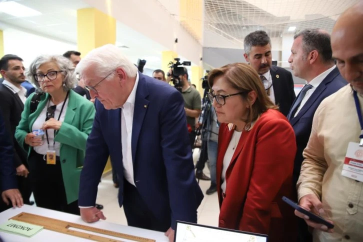 Almanya Cumhurbaşkanı Frank-Walter Steinmeier Gaziantep’te