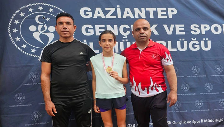 Arabanlı sporcu, atletizmde il birincisi oldu
