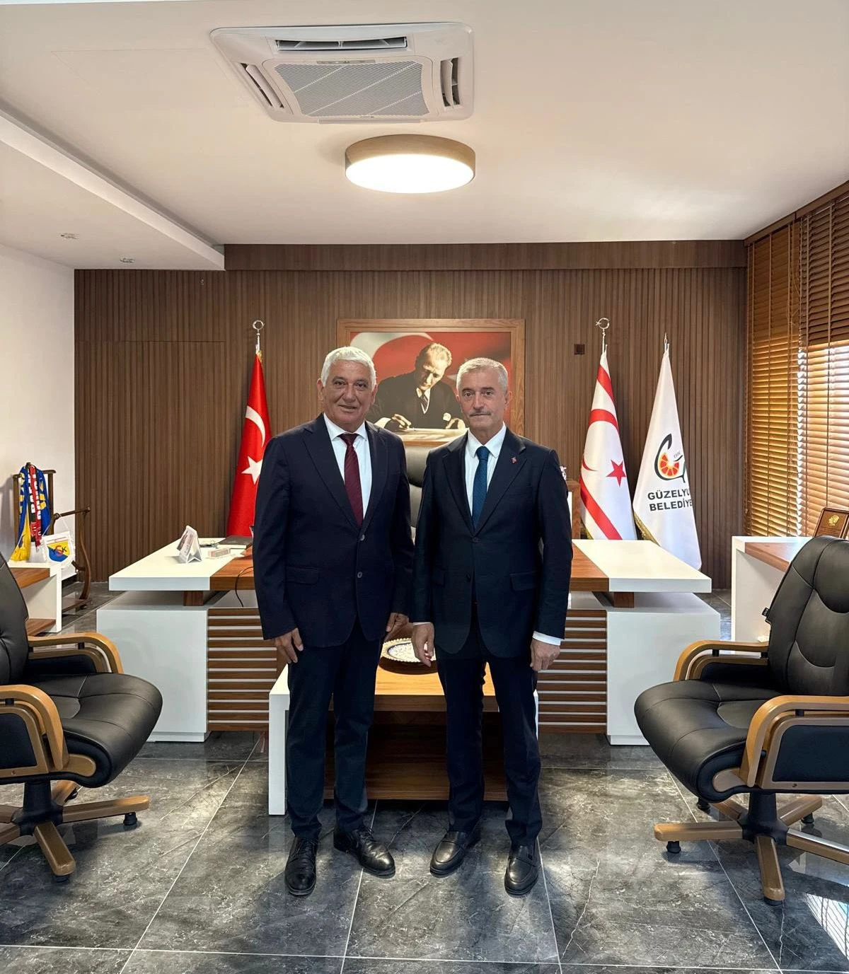 BAŞKAN TAHMAZOĞLU KKTC&rsquo;DE &Ouml;NEMLİ TEMASLARDA BULUNDU