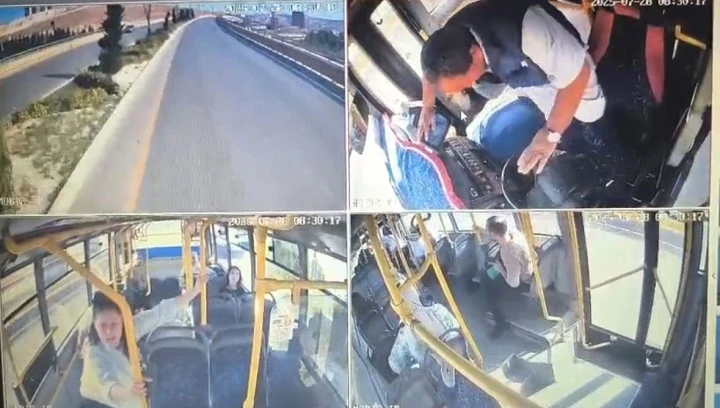 Direksiyon başında kalp krizi geçiren halk otobüsü şoförü hayatını kaybetti