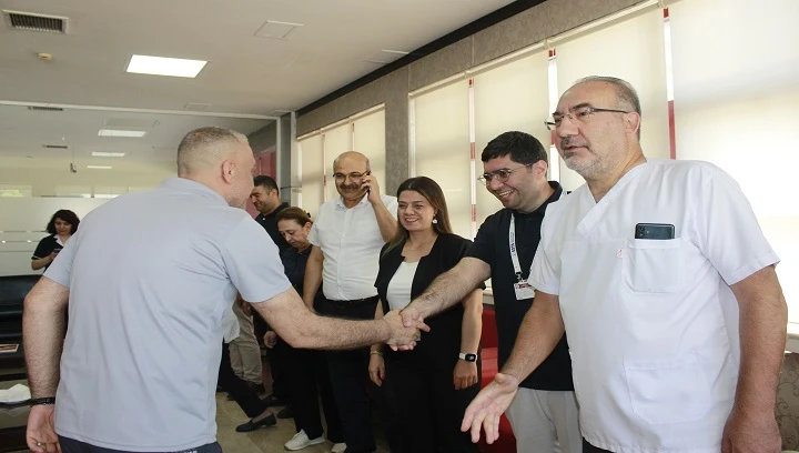 GAÜN HASTANESİ’NDE BAYRAMLAŞMA TÖRENİ