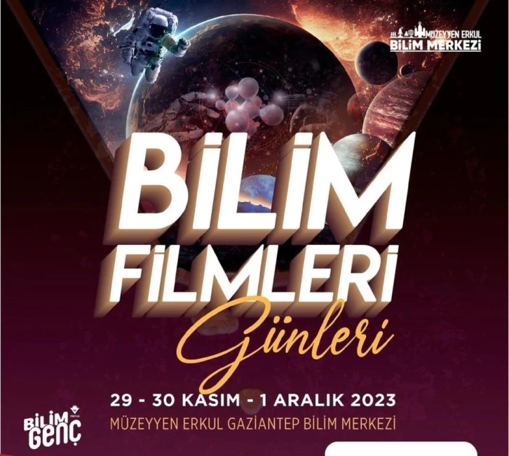 Gaziantep Büyükşehirin Bilim Filmleri günleri başlıyor
