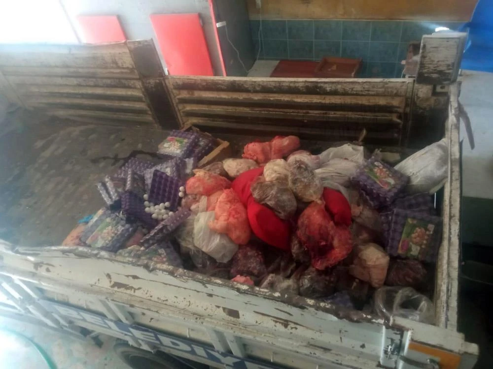 Gaziantep'te 1,5 ton bozuk et ele geçirildi