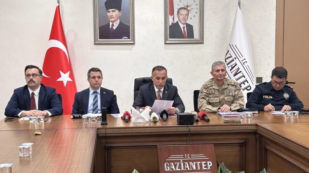 Gaziantep'te 2025 yılının 10 aylık asayiş bilan&ccedil;osu a&ccedil;ıklandı
