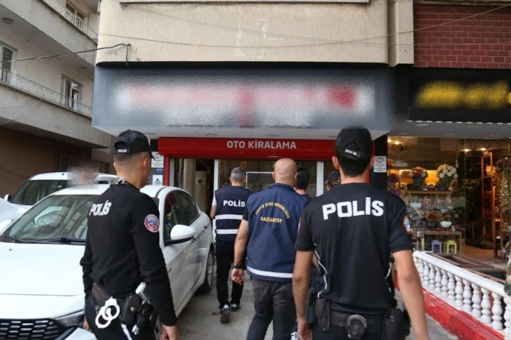 Gaziantep’te araç kiralama firmaları denetlendi