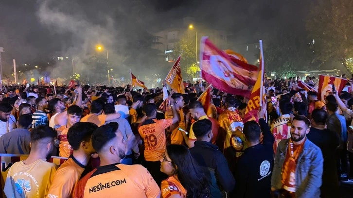 Gaziantep'te Galatasaray coşkusu