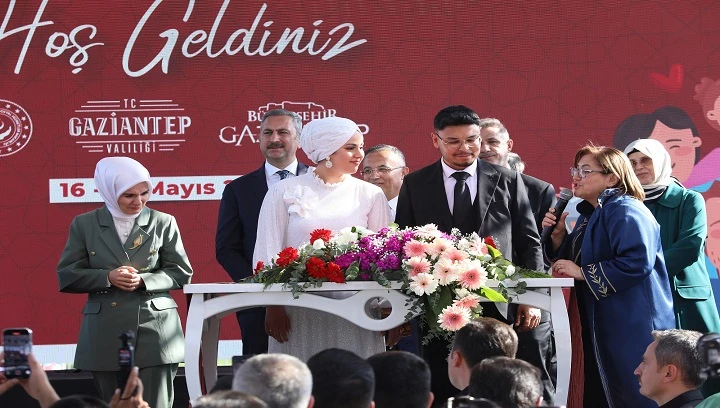 GAZİANTEP’TE YENİ EVLİ ÇİFTLERE MÜJDE ÜSTÜNE MÜJDE