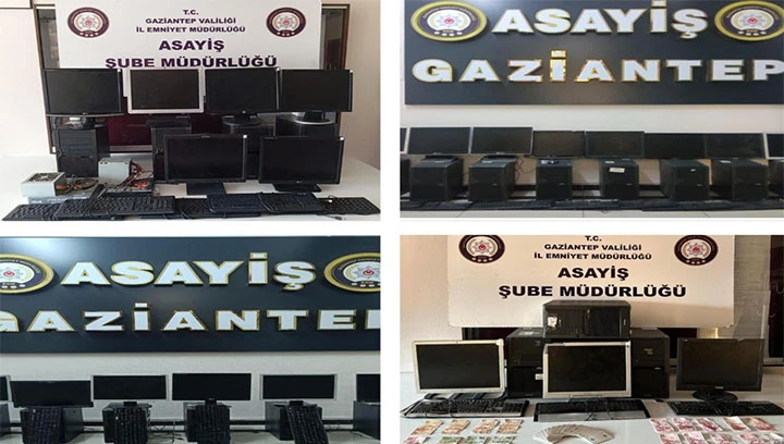 kumar operasyonlarında 352 milyon TL