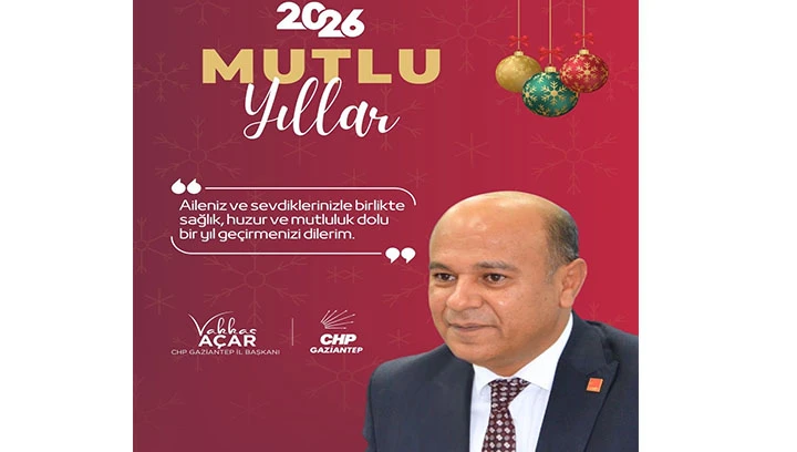 CHP İL BAŞKANI ACAR&rsquo;DAN YENİ YIL MESAJI