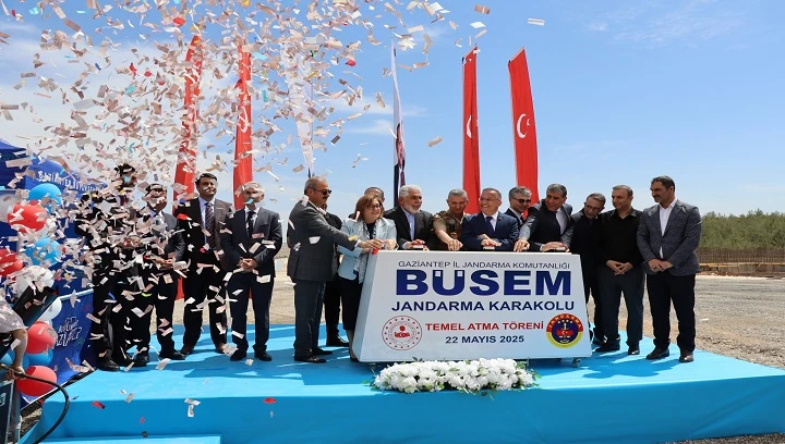 BÜSEM JANDARMA KARAKOL KOMATANLIĞI BİNASININ TEMELİ ATILDI