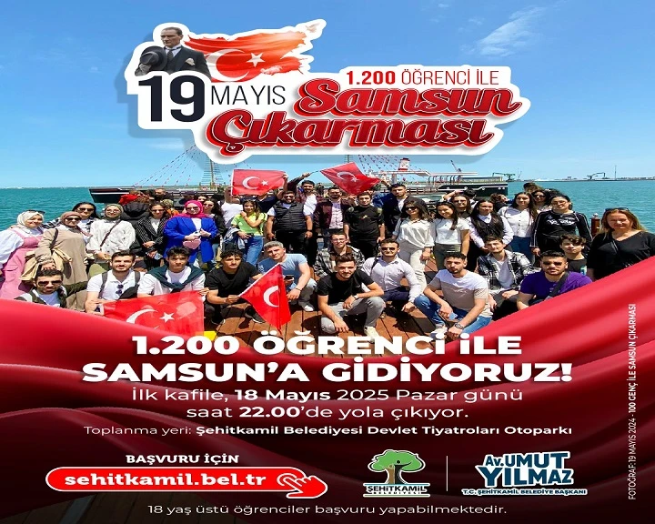 ŞEHİTKAMİL’İN GENÇLERİ SAMSUNA ÇIKARMA YAPACAK