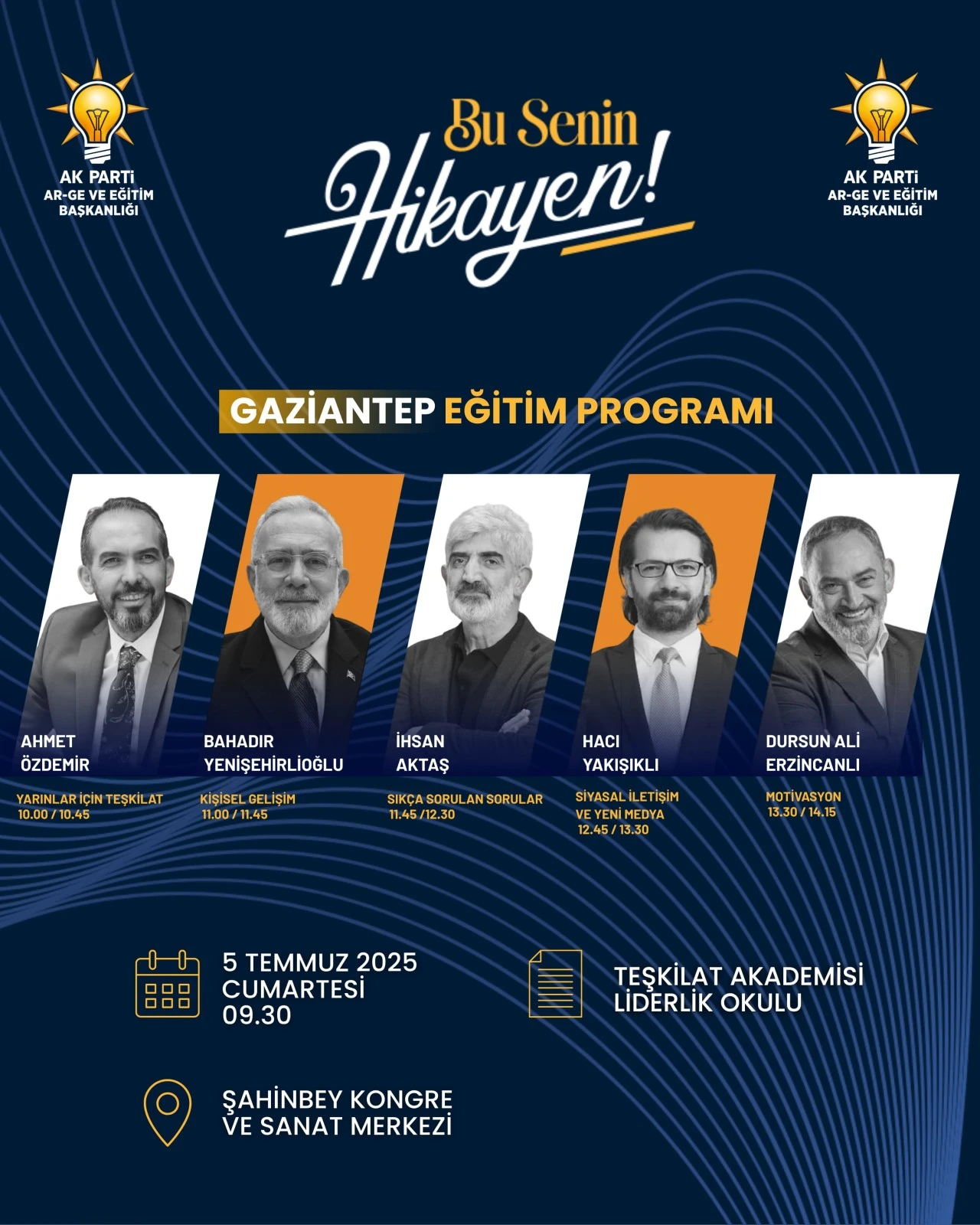 AK PARTİ GAZİANTEP TEŞKİLATI LİDERLİK EĞİTİMİNDE BULUŞUYOR