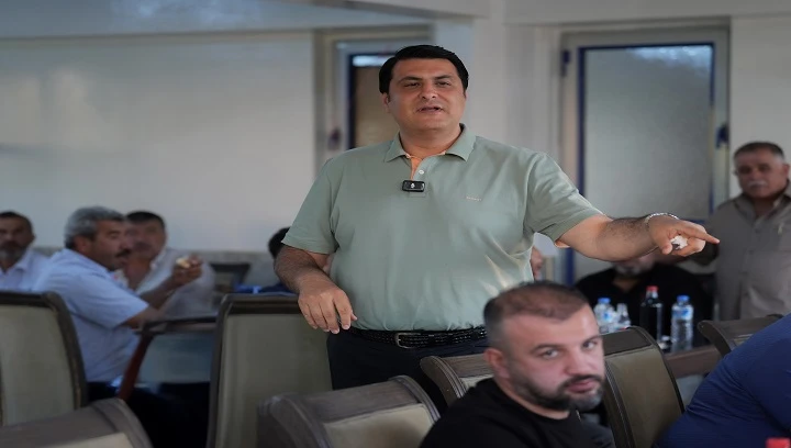 BAŞKAN YILMAZ 42 MAHALLE MUHTARI İLE BİR ARAYA GELDİ