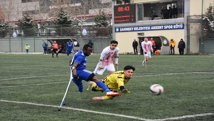 ŞAHİNBEY AMPUTE&rsquo;DEN FARKLI GALİBİYET 7-0