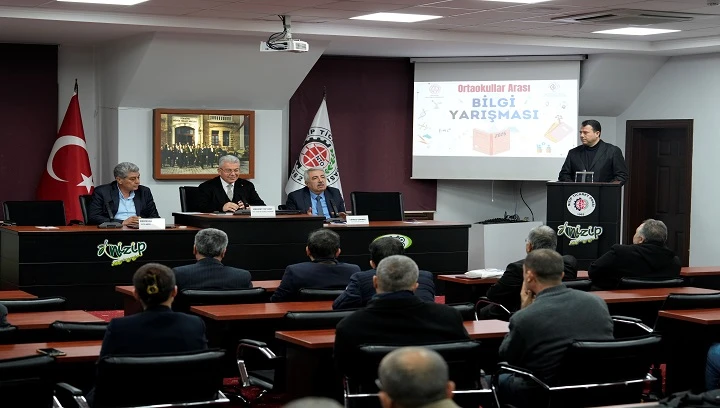 NTO&rsquo;DA 19. ORTAOKULLAR ARASI BİLGİ YARIŞMASI KURA &Ccedil;EKİMİ GER&Ccedil;EKLEŞTİRİLDİ