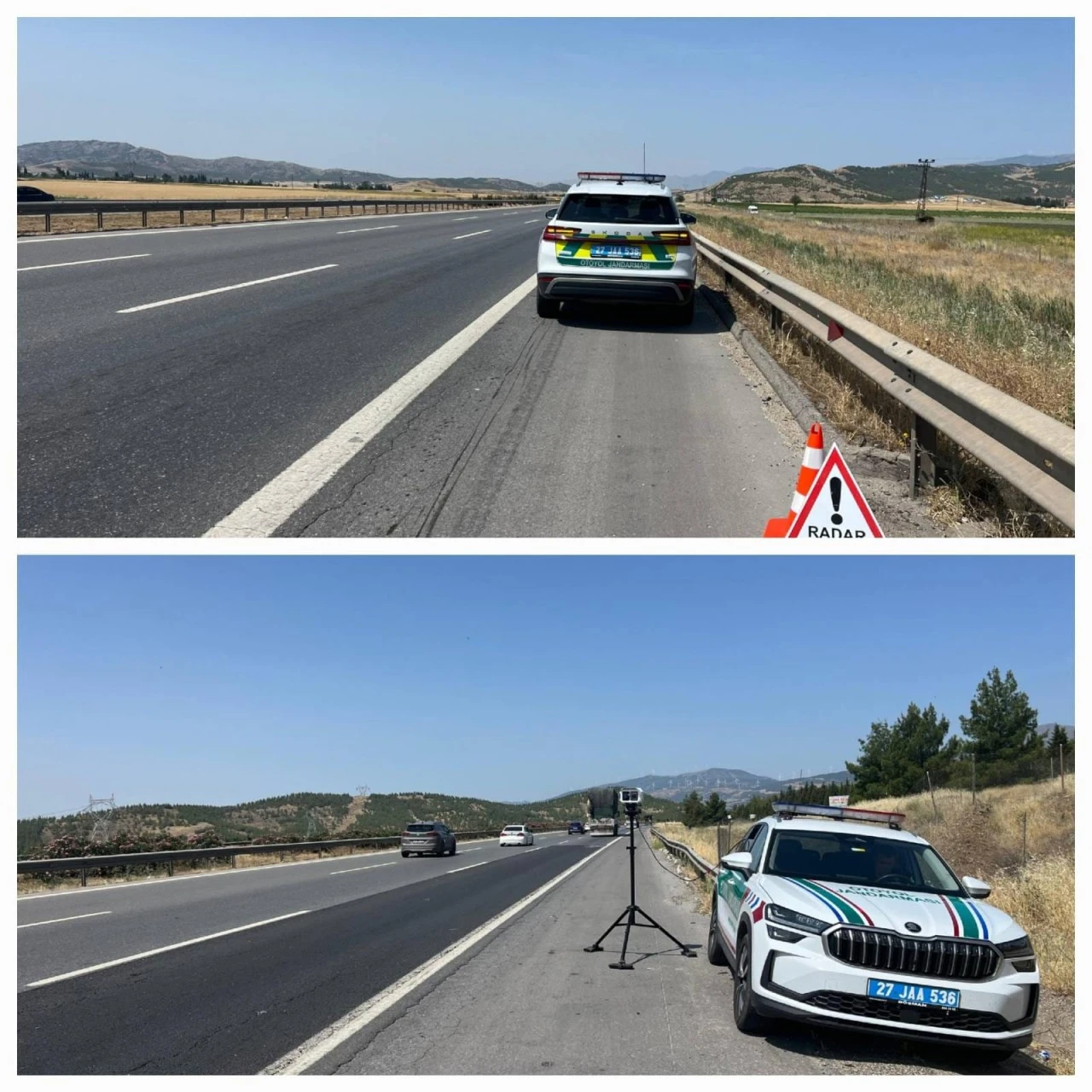 GAZİANTEP OTOYOL JANDARMASI TARAFINDAN RADAR DENETİMİ