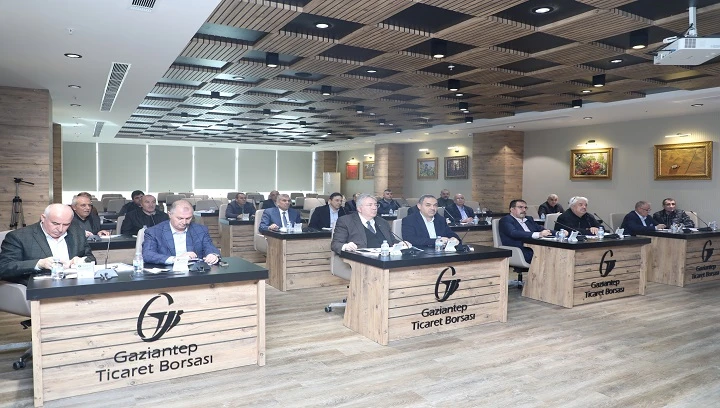 GAZİANTEP TİCARET BORSASI ŞUBAT AYI OLAĞAN MECLİS TOPLANTISI