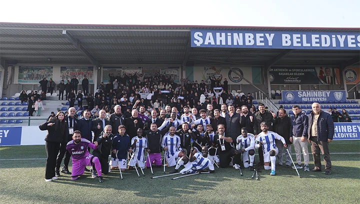 Şahinbey Ampute&rsquo;den 2-1&rsquo;lik galibiyet