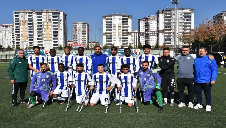 ŞAHİNBEY AMPUTE&rsquo;DEN EVİNDE NET GALİBİYET 2-0