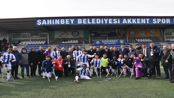 ŞAHİNBEY AMPUTE&rsquo;DEN NET SKOR 3-0