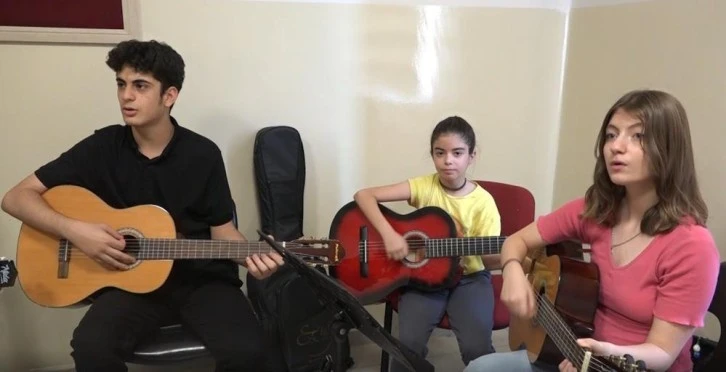 Şahinbey Belediyesi'nin müzik kursları yoğun ilgi görüyor
