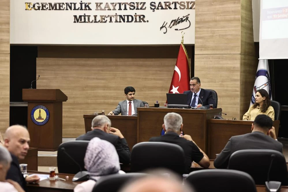 Şahinbey Belediyesi Temmuz Ayı meclis toplantısı yapıldı