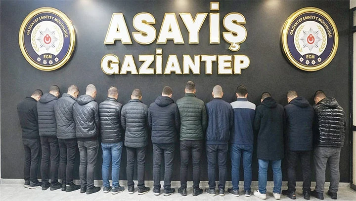 silahlı kavga olayına karışan 16 ş&uuml;pheli