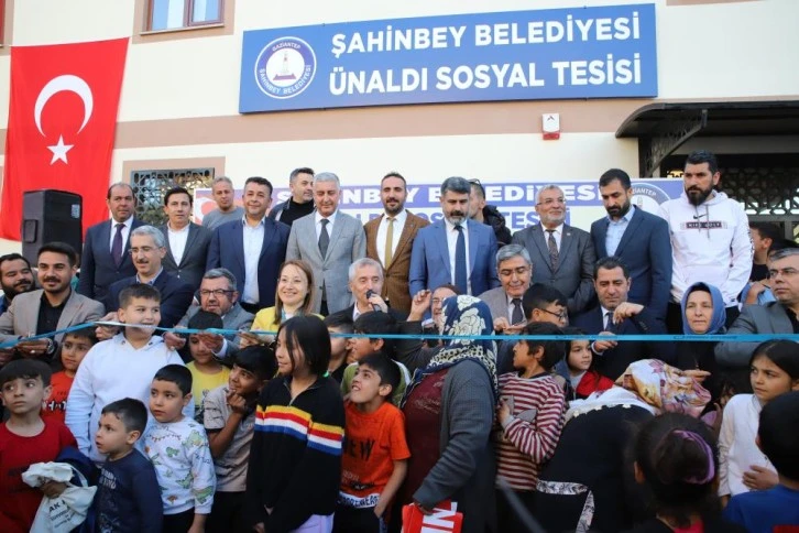 Sosyal tesisis açılışı yapıldı