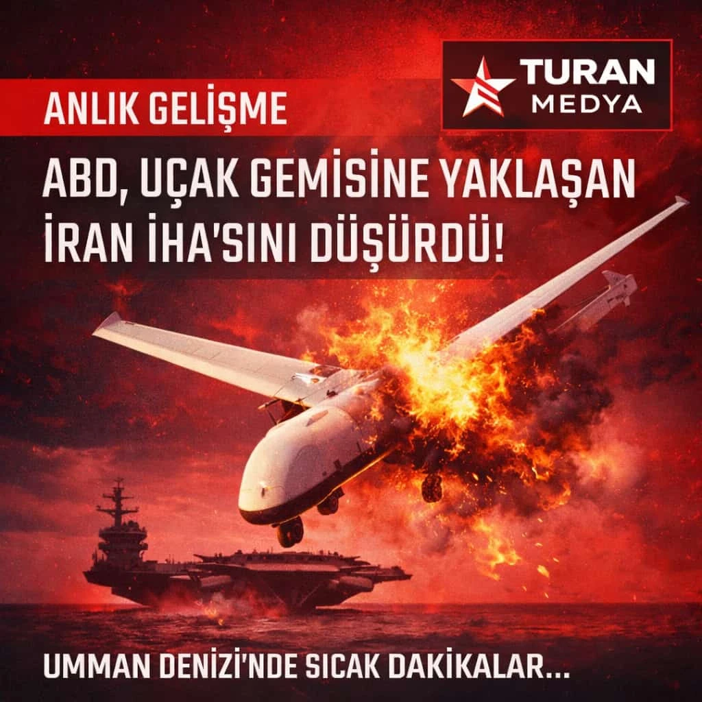 Umman Denizi&rsquo;nde Gerilim Tırmandı ABD, U&ccedil;ak Gemisine Yaklaşan İran İHA&rsquo;sını D&uuml;ş&uuml;rd&uuml;!