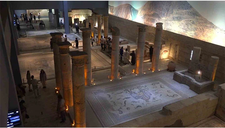 Zeugma Mozaik M&uuml;zesi 2025'te ziyaret&ccedil;i rekoru kırdı