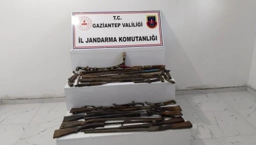  48 adet kaçak silah geçirildi: 18 gözaltı