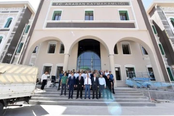 Araban Hükümet Konağı'nda incelemelerde bulunuldu