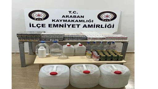 Araban İl&ccedil;e Emniyet Amirliği ekiplerimizce yapılan &ccedil;alışmalarda
