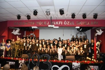 Atatürk, özlem ve sevgiyle anıldı