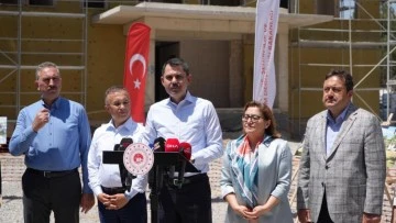 Bakan Kurum: “Deprem bölgesinde tasarruf yok, yatırım var”