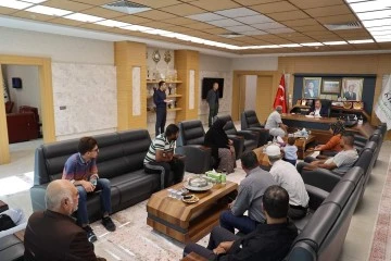 BAŞKAN RAMAZAN VATANDAŞLARI KABUL ETTİ