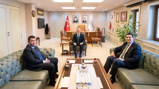 BAŞKAN YILMAZ’DAN VALİ ÇEBER’E ZİYARET