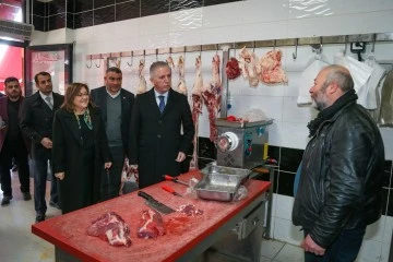  ET BORSASI VE ET HALİ’NE ZİYARETTE BULUNDU