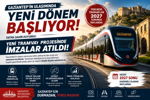 Fatma Şahin&rsquo;den Gaziantep&rsquo;e Dev Ulaşım Hamlesi