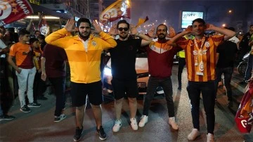 Galatasaray’ın şampiyonluk coşkusu zirve yaptı