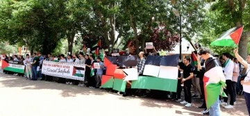 GAÜN Öğrencilerinden İsrail'in Refah saldırılarına karşı tepki