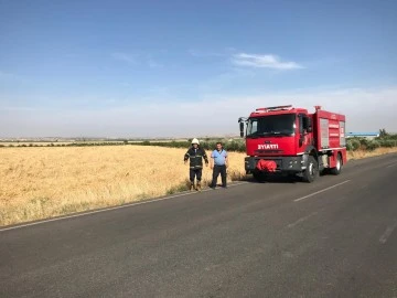 - GAZİANTEP BÜYÜKŞEHİR İTFAİYE EKİPLERİ MAHSUL NÖBETİNDE