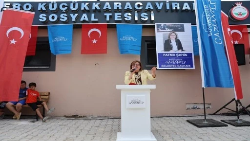 GAZİANTEP B&Uuml;Y&Uuml;KŞEHİR VE OĞUZELİ BELEDİYESİ İŞ BİRLİĞİYLE DERO KARACAVİRAN&rsquo;A SOSYAL TESİS