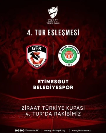  Gaziantep FK'nın kupadaki rakibi Etimesgut Belediyespor