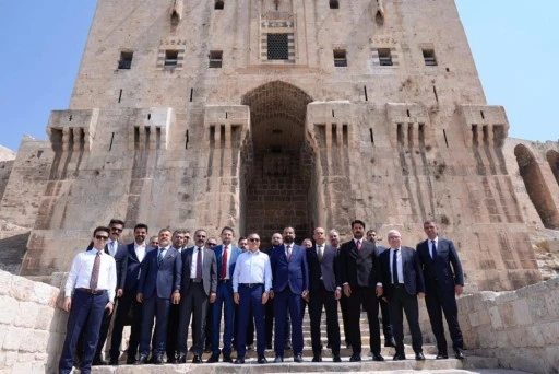 Gaziantep heyeti, Suriye’nin Halep kentinde temaslarda bulundu