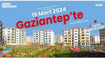Gaziantep İli kalıcı konut kuraları 19.03.2024 tarihinde saat 14.00’da AFAD Başkanlığında çekilecektir. 