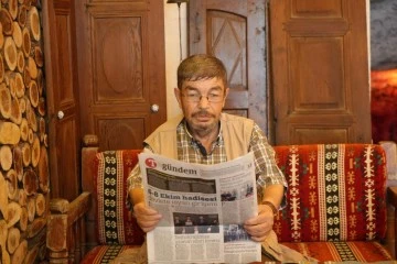 Gaziantep'in 'Terso Kemal'i gazeteleri ters okuyor