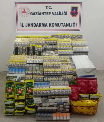 Gaziantep'te 1 milyon lira değerinde kaçak malzeme ele geçirildi