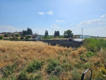 Gaziantep'te 10 dönüm buğday tarlası küle döndü