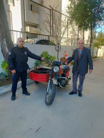 Gaziantep'te 22 yıl önce çalınan motosiklet bulundu